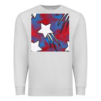 Dove Grey Glitter 4th Of July Seamless Pattern Premium Sweatshirt - BundleAndBundleShop