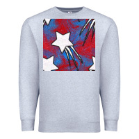 Heather Grey Glitter 4th Of July Seamless Pattern Premium Sweatshirt - BundleAndBundleShop