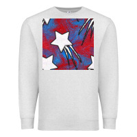 Oatmeal Heather Glitter 4th Of July Seamless Pattern Premium Sweatshirt - BundleAndBundleShop