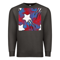 Smoke Glitter 4th Of July Seamless Pattern Premium Sweatshirt - BundleAndBundleShop