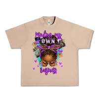Burro minding my own business afro messy bun Urban Heavy Tee - texasbilliewilder