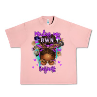 Salmon minding my own business afro messy bun Urban Heavy Tee - texasbilliewilder