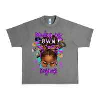 Tornado minding my own business afro messy bun Urban Heavy Tee - texasbilliewilder