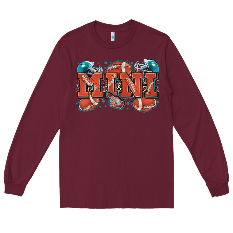 Mini American Football Long Sleeve Tee by Zillion Design Studio | Teevron