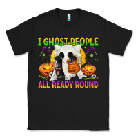 Black I Ghost People All Ready Round Classic Tee - texasbilliewilder