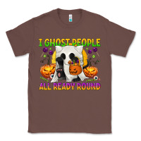 Chestnut I Ghost People All Ready Round Classic Tee - texasbilliewilder