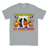 Heather Grey I Ghost People All Ready Round Classic Tee - texasbilliewilder