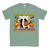 Sage I Ghost People All Ready Round Classic Tee - texasbilliewilder