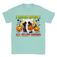 Seafoam I Ghost People All Ready Round Classic Tee - texasbilliewilder