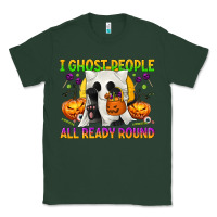 Sports Green I Ghost People All Ready Round Classic Tee - texasbilliewilder