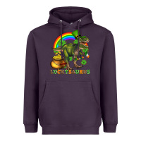 Plum luckysaurus and st patricks Heavyweight Hoodie - AdoDesignShop