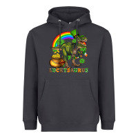 Smoke luckysaurus and st patricks Heavyweight Hoodie - AdoDesignShop