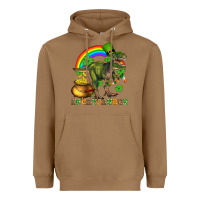 Toasted Coconut luckysaurus and st patricks Heavyweight Hoodie - AdoDesignShop