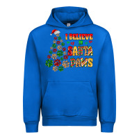Cobalt i believe in santa paws Urban Hoodie - MaliasSmallBusiness