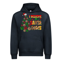 Navy i believe in santa paws Urban Hoodie - MaliasSmallBusiness
