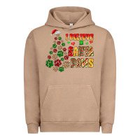 Pigment Burro i believe in santa paws Urban Hoodie - MaliasSmallBusiness