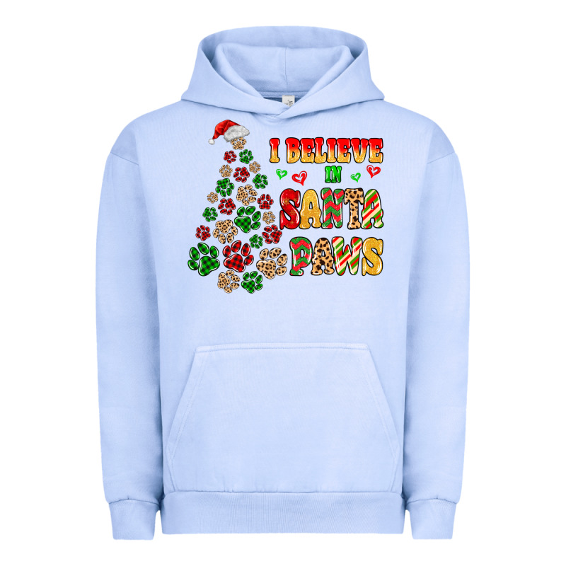 I Believe In Santa Paws Urban Hoodie by MaliasSmallBusiness | Teevron