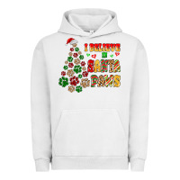 Pigment Lunar Rock i believe in santa paws Urban Hoodie - MaliasSmallBusiness