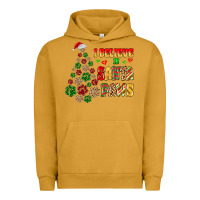 Pigment Peanut Butter i believe in santa paws Urban Hoodie - MaliasSmallBusiness