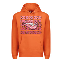 Carrot xoxo checker lips Premium Hoodie - MaliasSmallBusiness