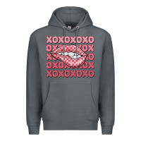 Rock xoxo checker lips Premium Hoodie - MaliasSmallBusiness