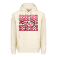 Tofu xoxo checker lips Premium Hoodie - MaliasSmallBusiness