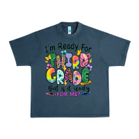 Midnight Navy I'm ready for third grade but is it ready for me Urban Heavy Tee - RanaPortraitStore