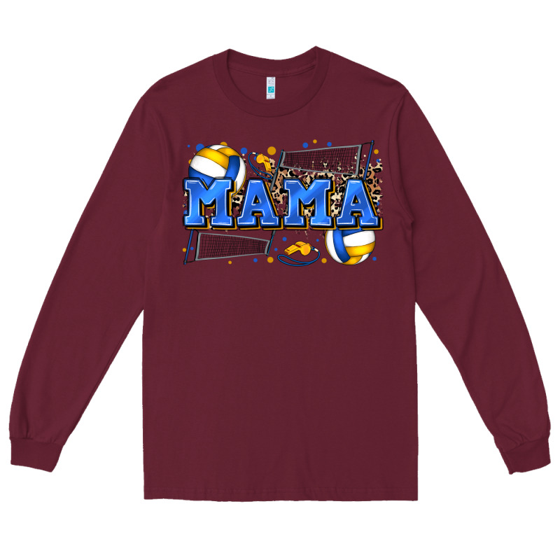 Mama Volleyball Long Sleeve Tee by Zillion Design Studio | Teevron