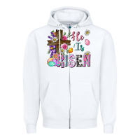 He Is Risen Easter Zipper Hoodie | Teevron