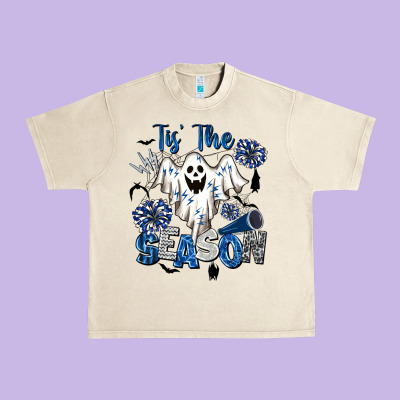 Tis' The Season Cheer Ghost Urban Heavy Tee Designed By Barkaloodesign