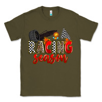 Army Green racing season Classic Tee - Zillion Design Studio