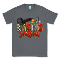 Charcoal Heather racing season Classic Tee - Zillion Design Studio
