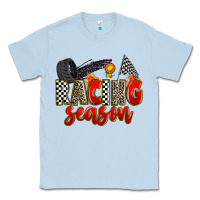 Dusty Blue racing season Classic Tee - Zillion Design Studio