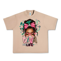 Afro Messy Bun Diva Life Urban Heavy Tee | Teevron