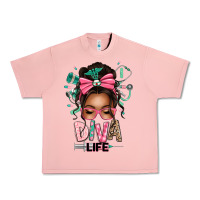 Salmon afro messy bun diva life Urban Heavy Tee - texasbilliewilder