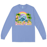 Colony Blue beach bum Long Sleeve Tee - texasbilliewilder