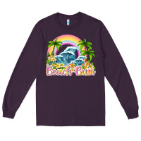 Plum beach bum Long Sleeve Tee - texasbilliewilder