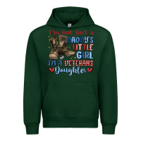 Forest Green i'm not just a daddy's little girl Urban Hoodie - MaliasSmallBusiness