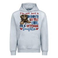 Heather Grey i'm not just a daddy's little girl Urban Hoodie - MaliasSmallBusiness
