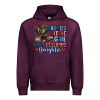 Mauve Wine i'm not just a daddy's little girl Urban Hoodie - MaliasSmallBusiness