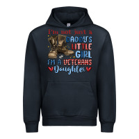 Navy i'm not just a daddy's little girl Urban Hoodie - MaliasSmallBusiness
