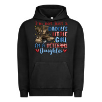 Pigment Black i'm not just a daddy's little girl Urban Hoodie - MaliasSmallBusiness