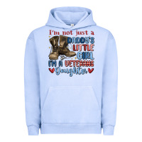 Pigment Grape Ice i'm not just a daddy's little girl Urban Hoodie - MaliasSmallBusiness