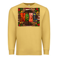 Antique Gold noel mistletoe Christmas Premium Sweatshirt - AdoDesignShop