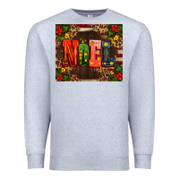 Heather Grey noel mistletoe Christmas Premium Sweatshirt - AdoDesignShop