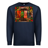 Navy noel mistletoe Christmas Premium Sweatshirt - AdoDesignShop
