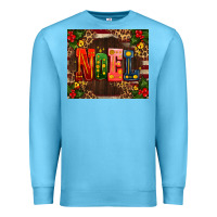 Ocean Blue noel mistletoe Christmas Premium Sweatshirt - AdoDesignShop