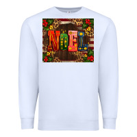 White noel mistletoe Christmas Premium Sweatshirt - AdoDesignShop