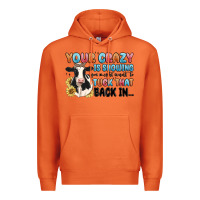 Carrot your crazy is showing you might want to tuck that Premium Hoodie - MaliasSmallBusiness