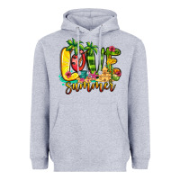 Heather Grey love summer Heavyweight Hoodie - Jasminsmagicworld